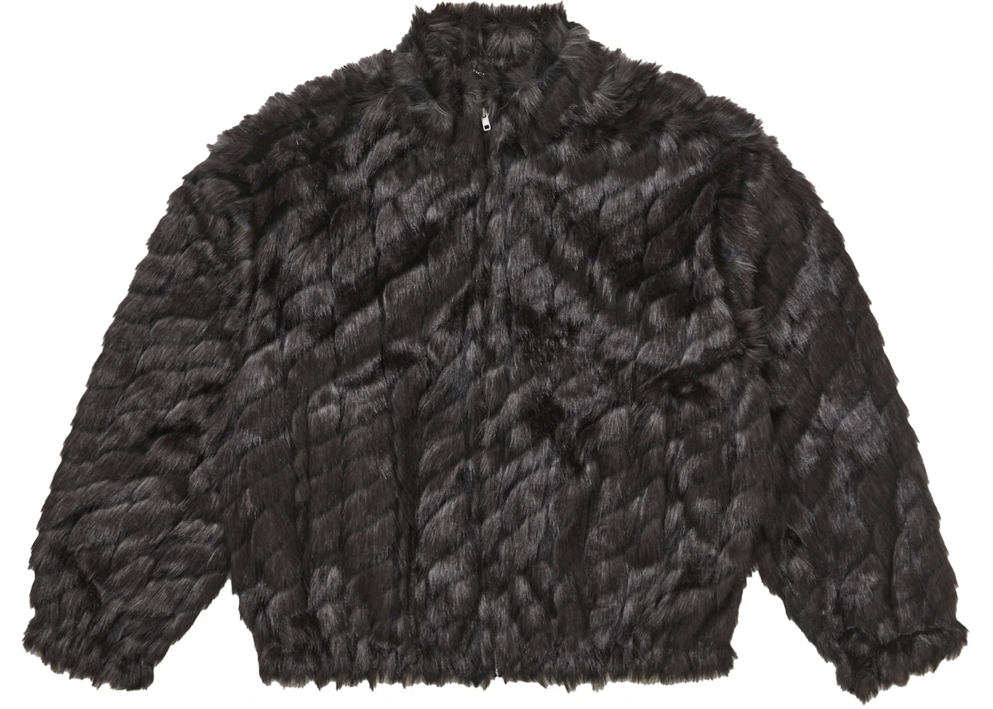 Supreme 2-Tone WINDSTOPPER Faux Fur Jacket Black