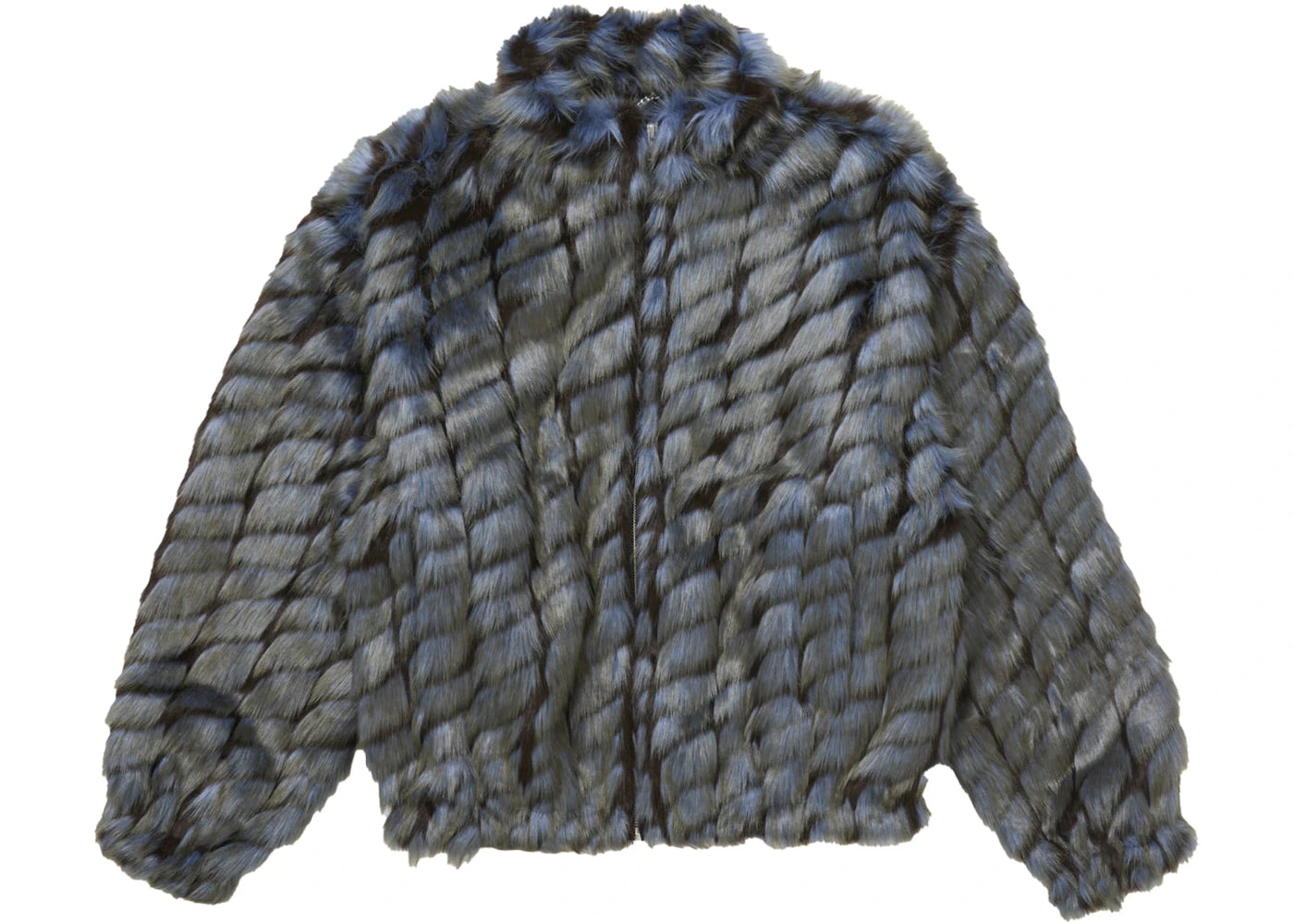 Supreme 2-Tone WINDSTOPPER Faux Fur Jacket Blue