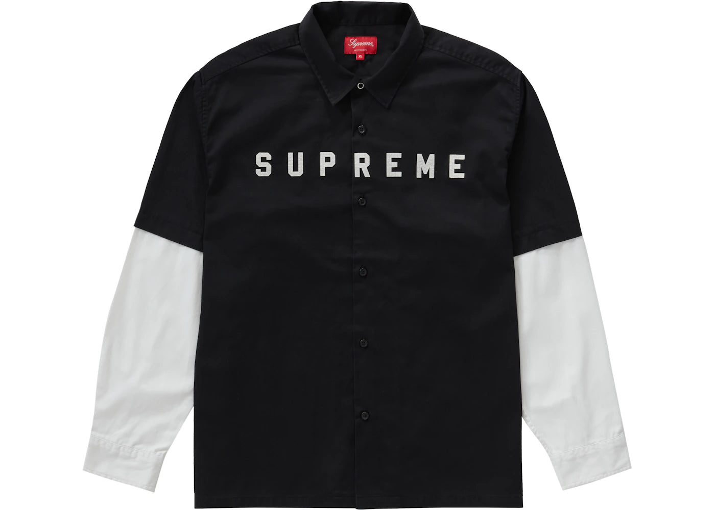 Supreme 2-Tone Work Shirt Black