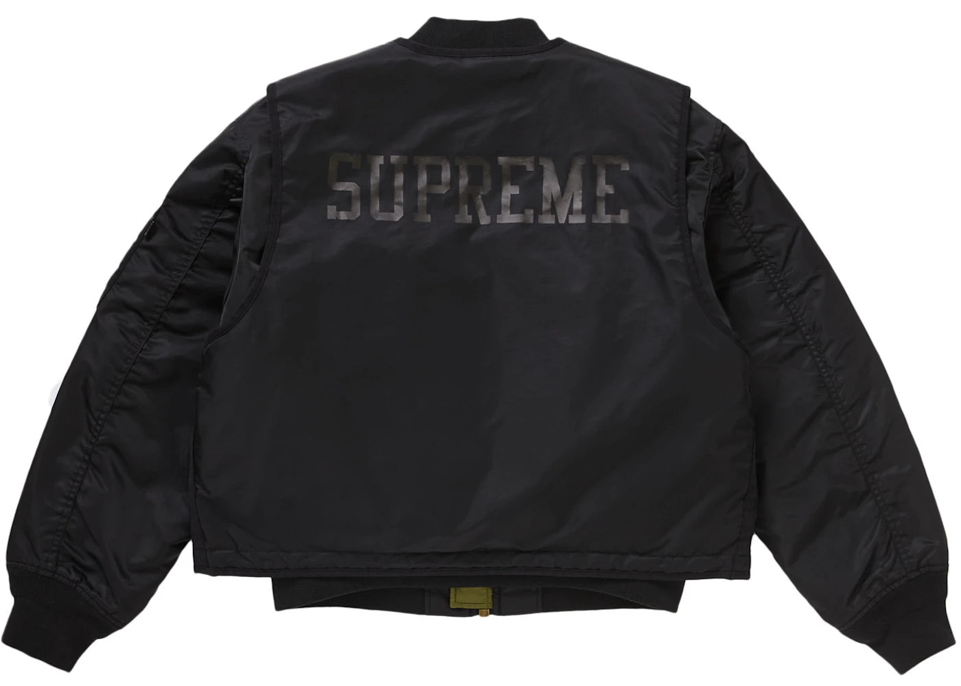 Supreme 2-in-1 MA 1 Vest Black