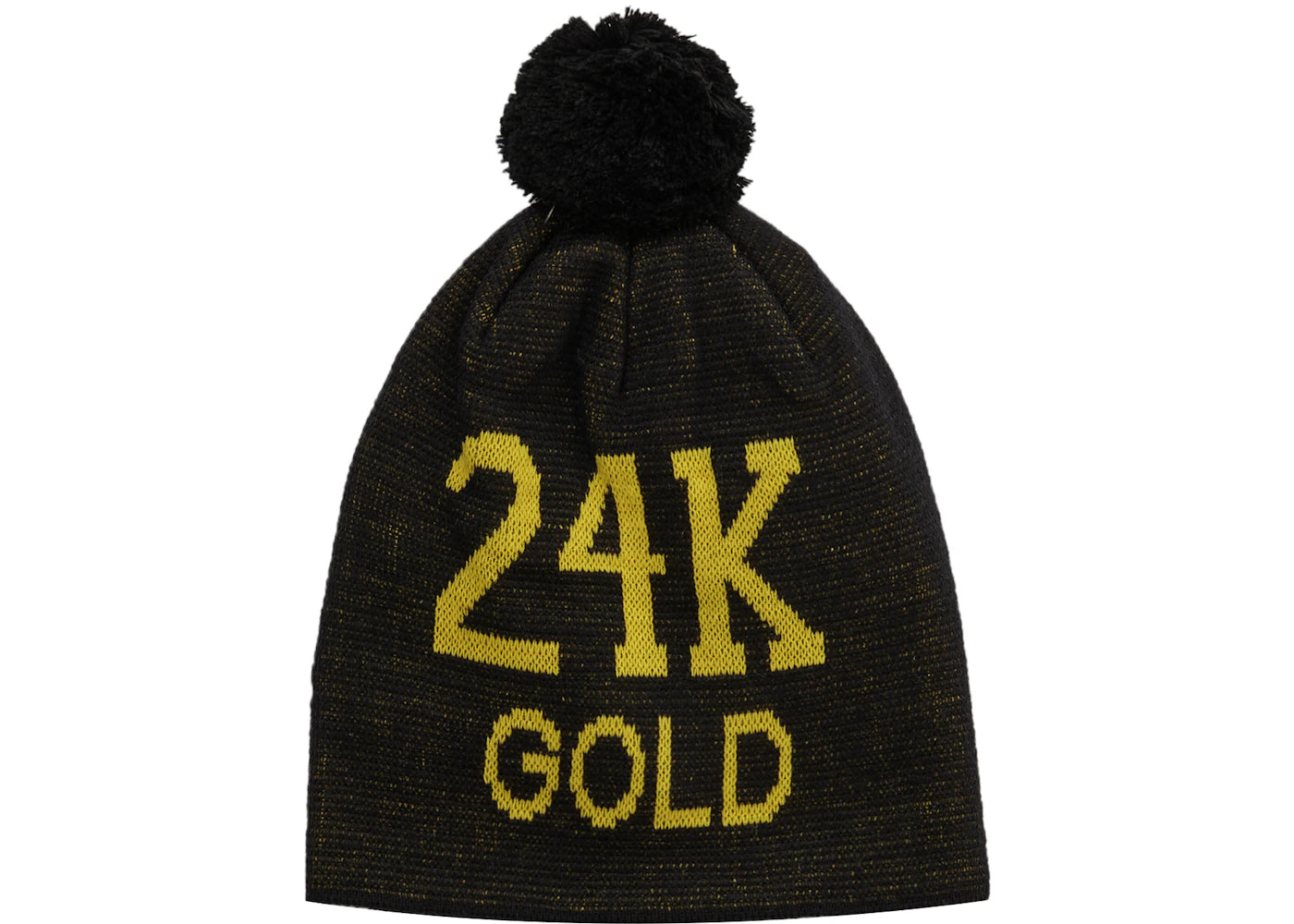 Supreme 24K Gold Beanie Black