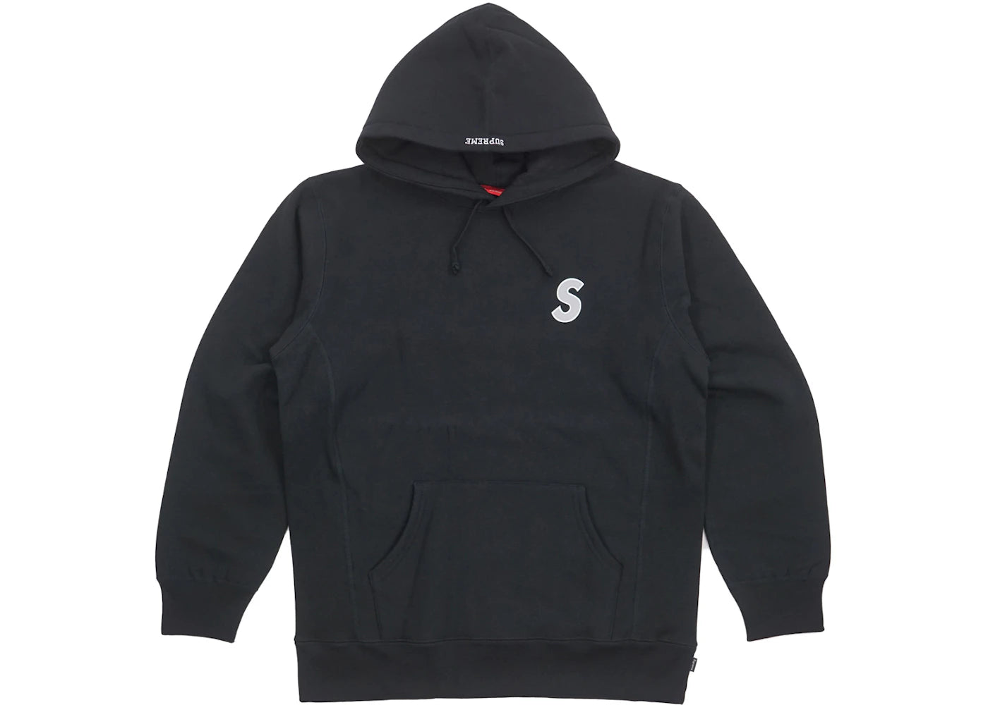 Supreme 3M Reflective S Logo Hooded Sweatshirt Black