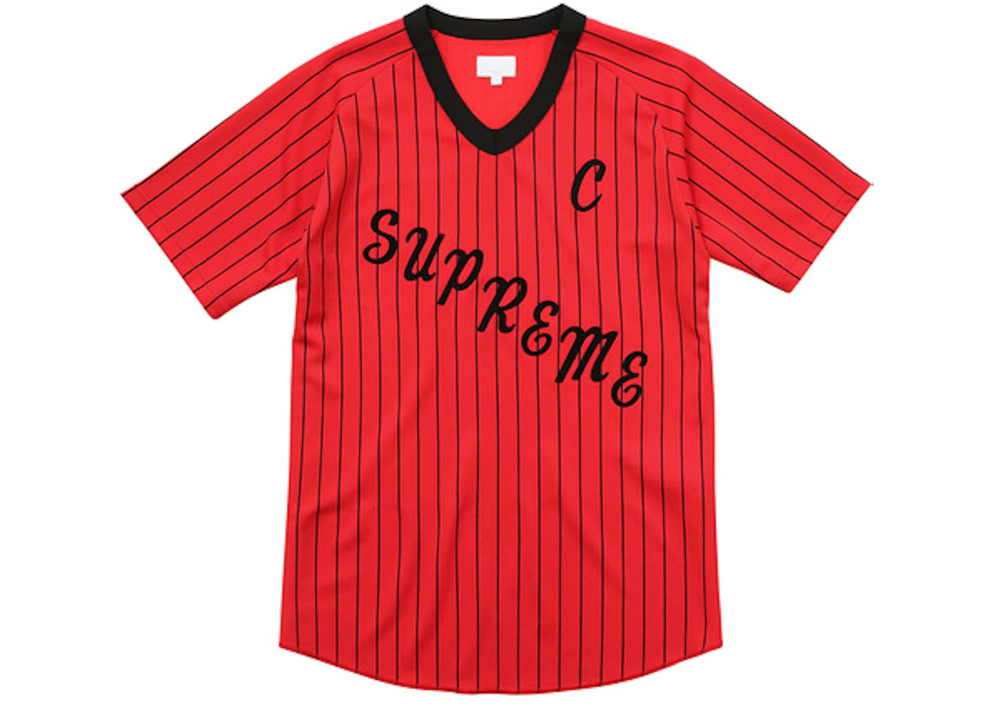 Supreme AD Baseball Jersey Red