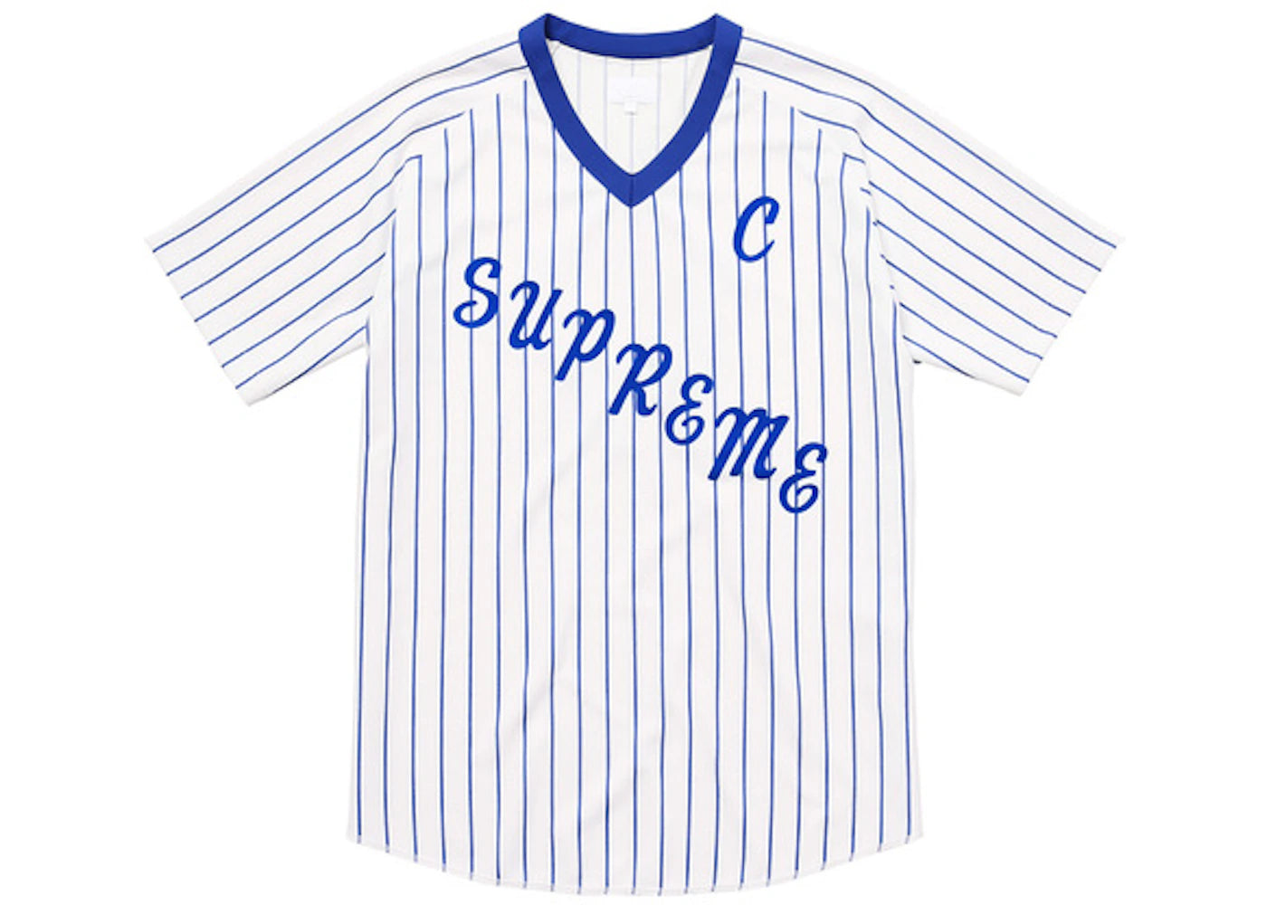 Supreme AD Baseball Jersey White