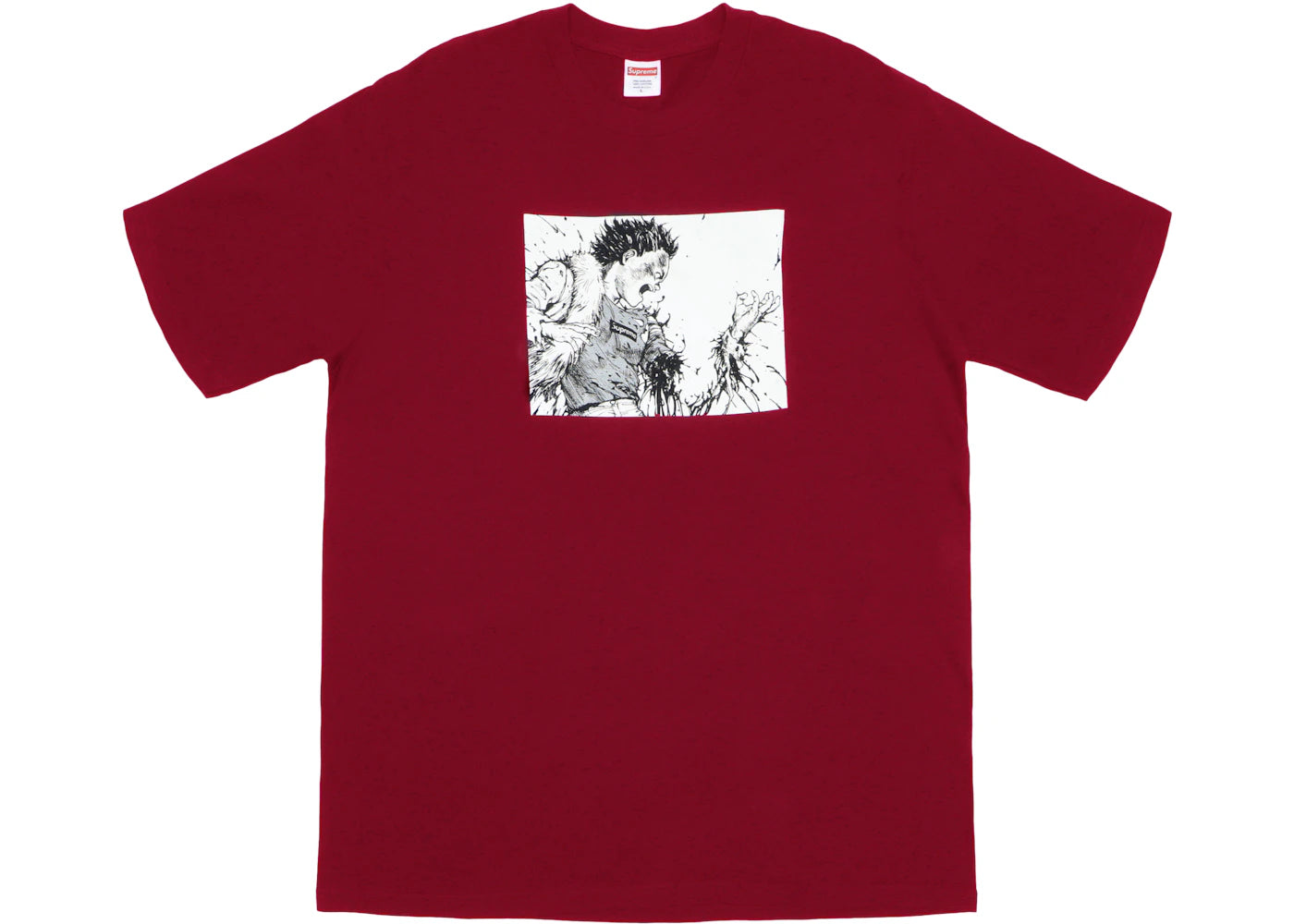 Supreme AKIRA Arm Tee Cardinal