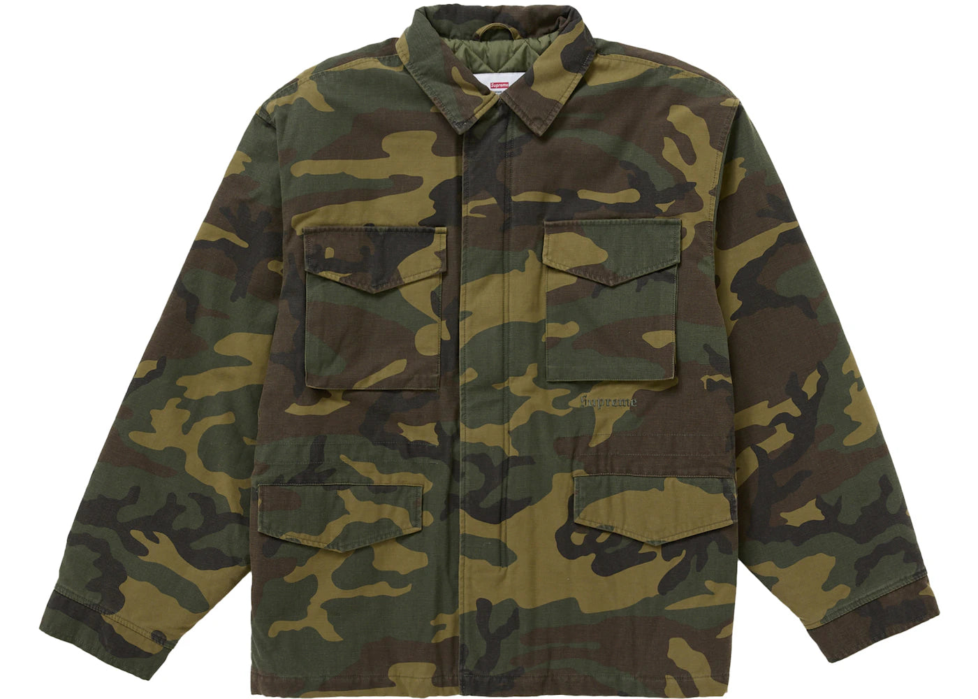 Supreme AOI Cross M52 Jacket Woodland Camo
