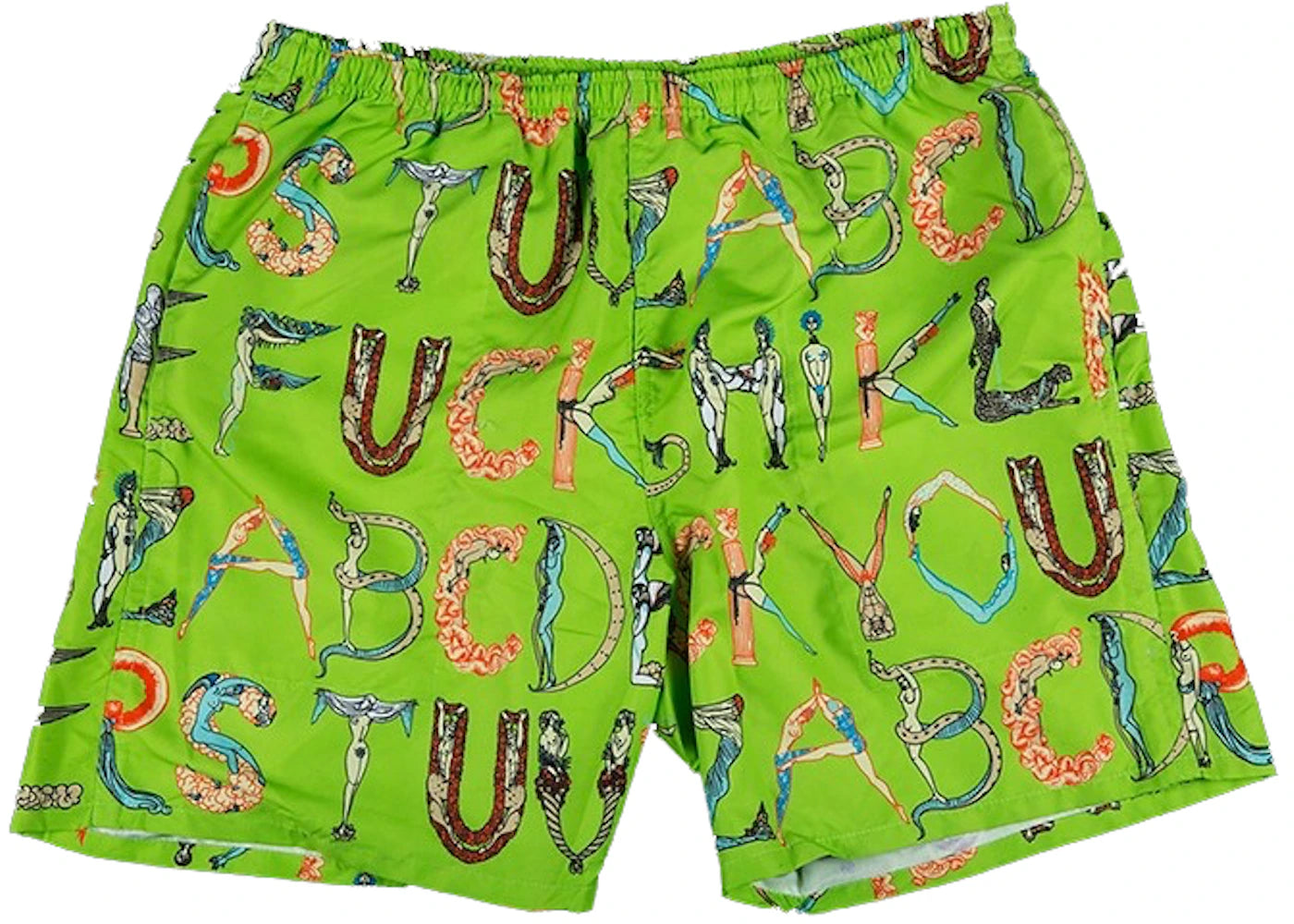 Supreme Alphabet Water Short Lime