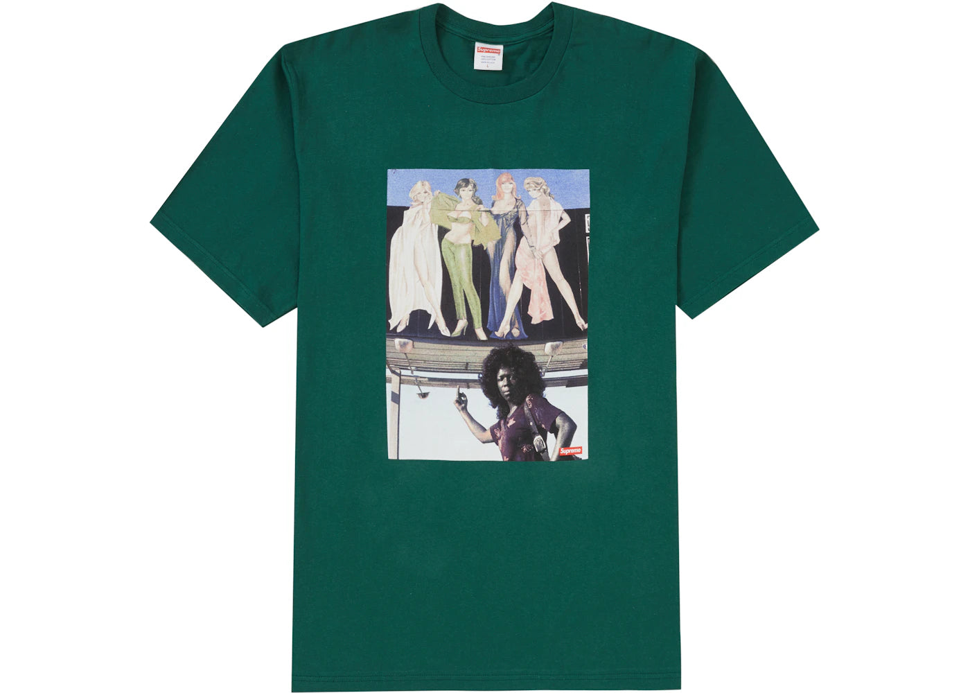 Supreme American Picture Tee Dark Green