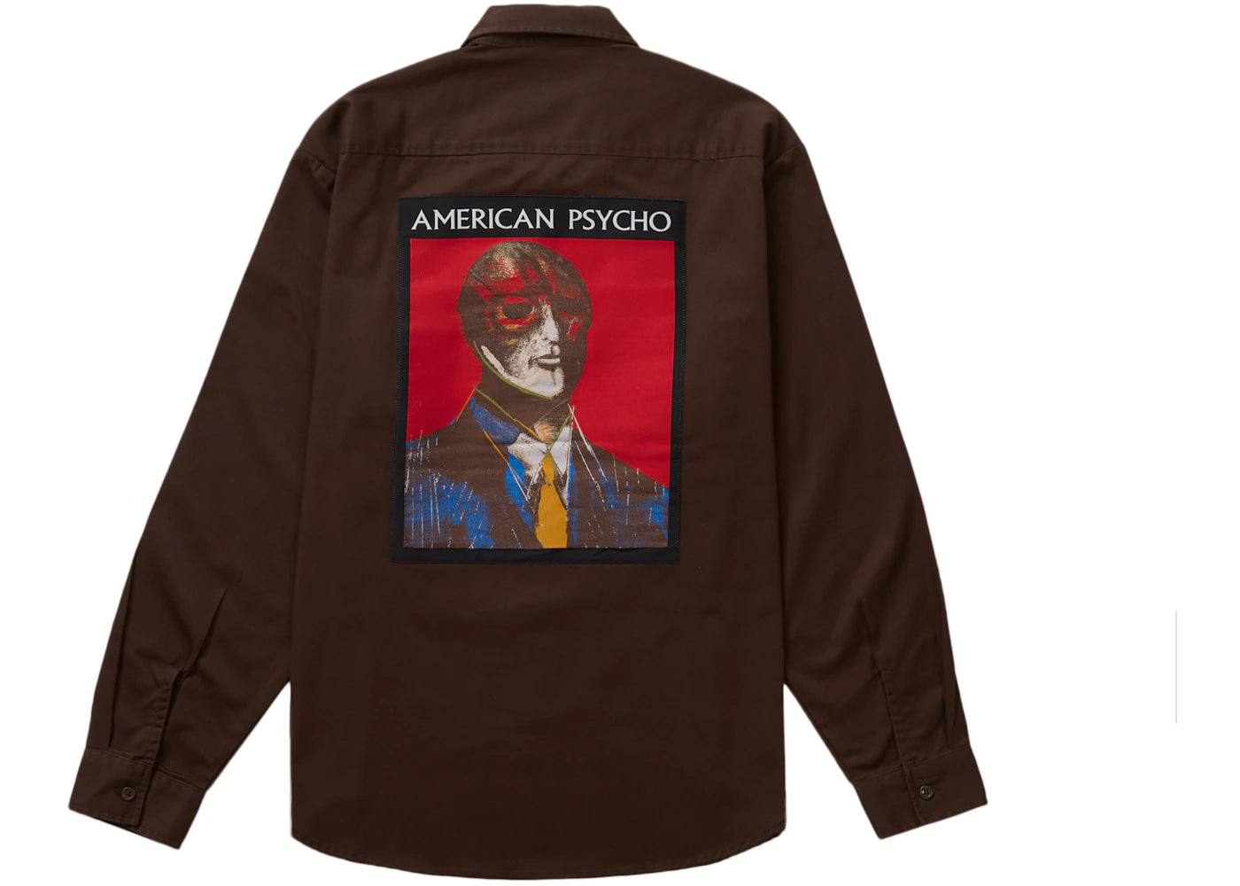 Supreme American Psycho Work Shirt Brown
