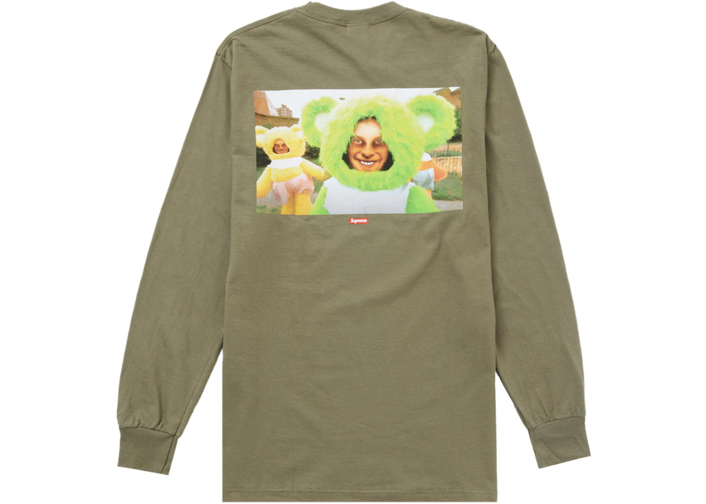 Supreme Aphex Twin Donkey Rhubarb L/S Tee Olive