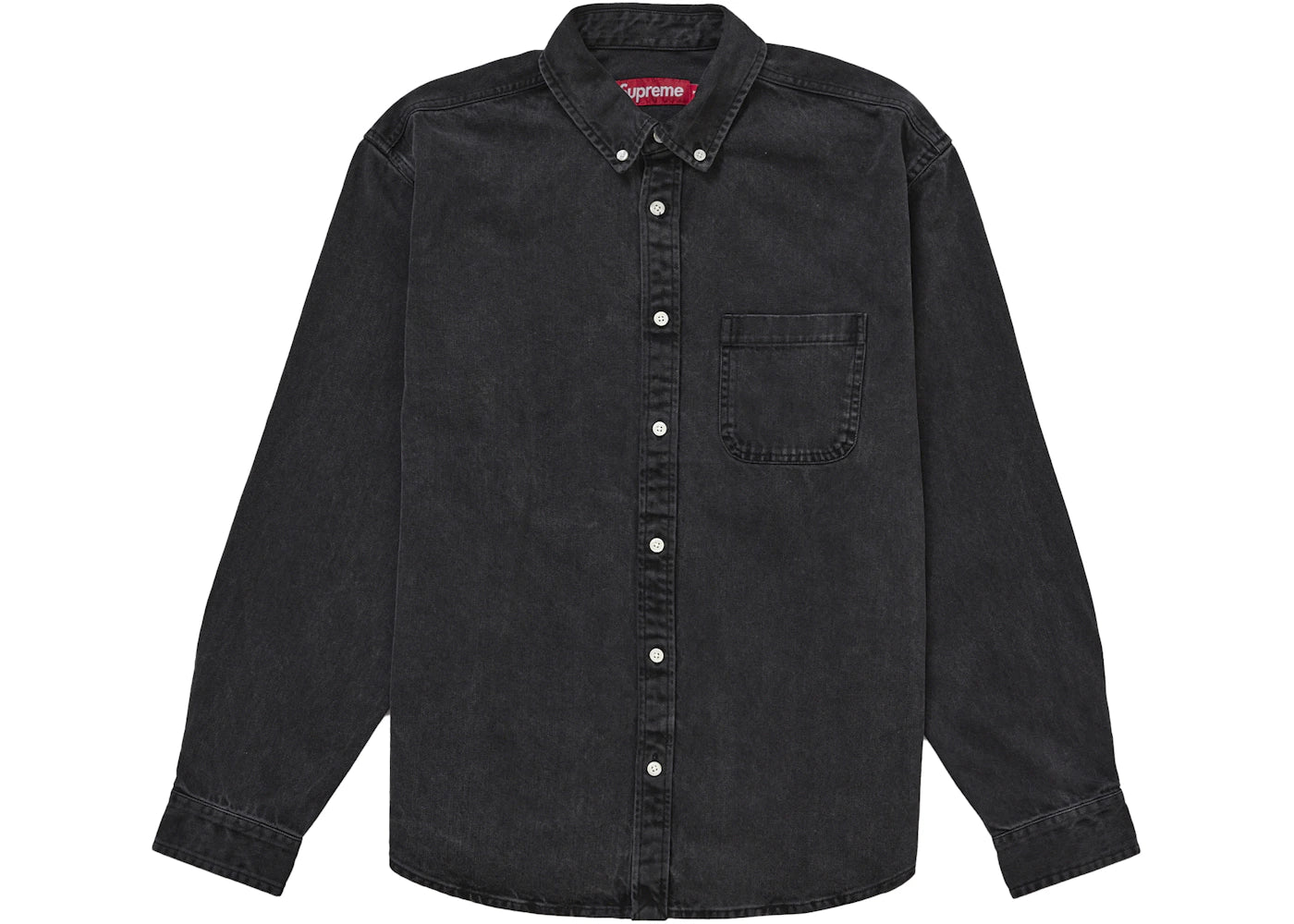 Supreme Applique Denim Shirt Black