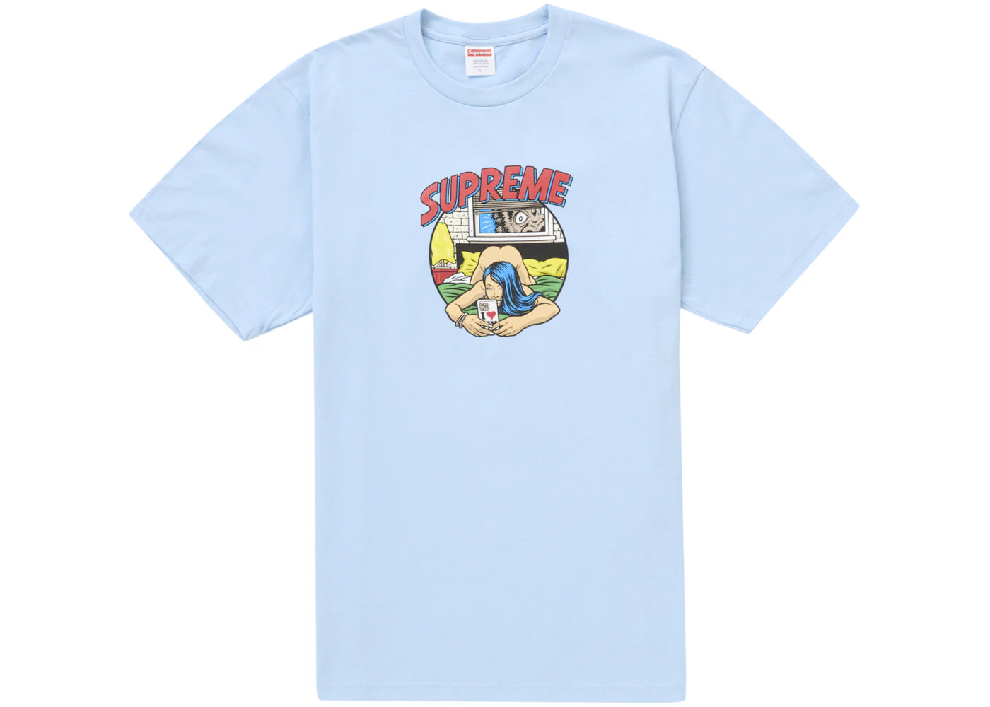 Supreme Bedroom Tee (SS25) Powder Blue