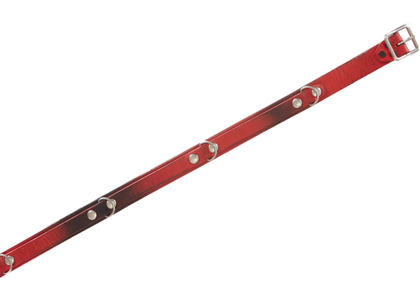 Supreme Blackmeans Concho Leather Belt Red