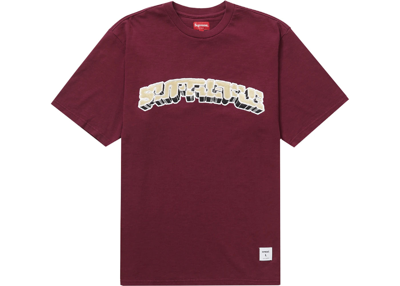 Supreme Block Arc S/S Top Plum
