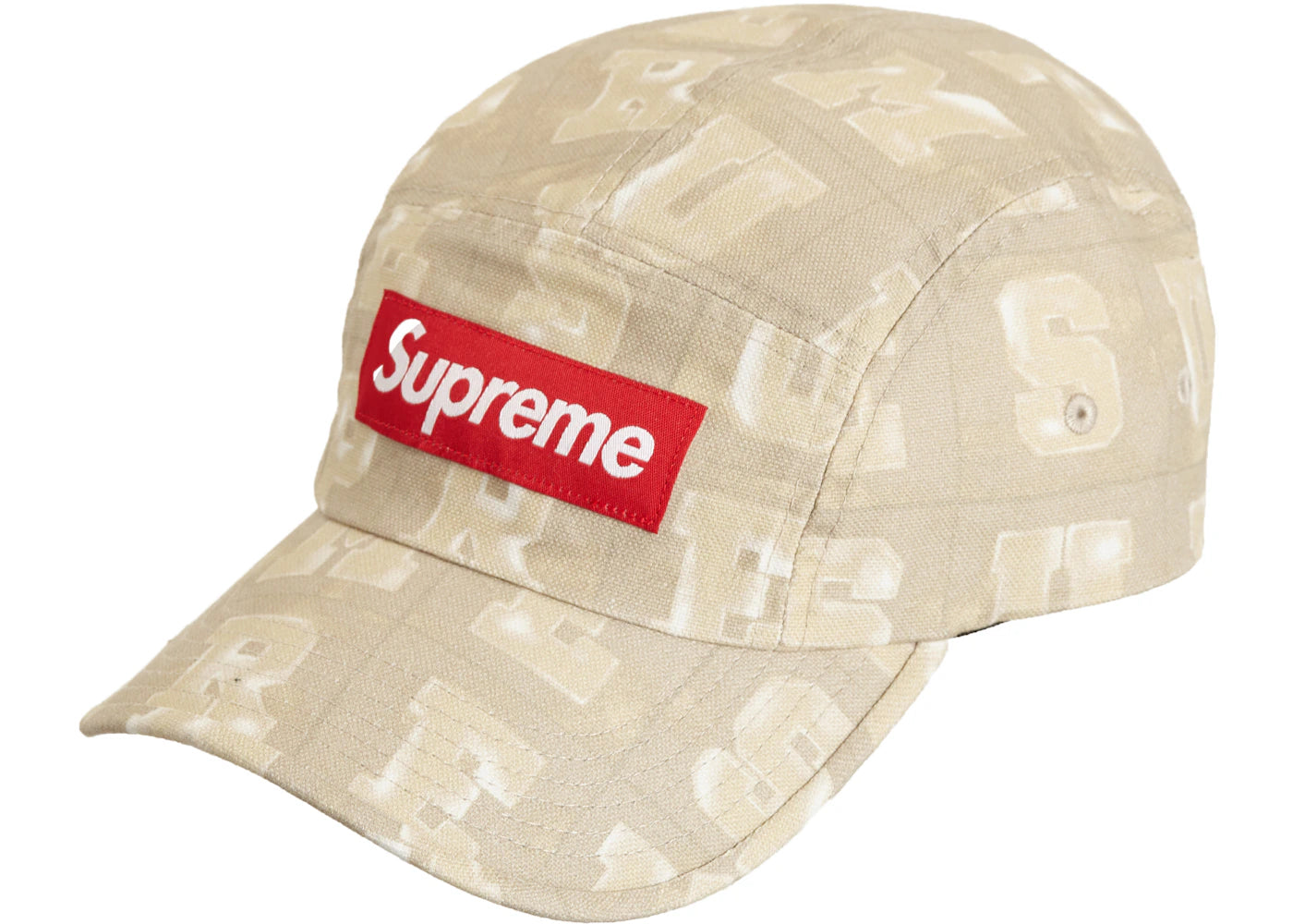 Supreme Blocks Camp Cap Tan