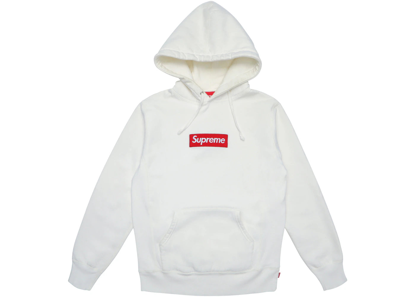 Supreme Box Logo Hooded Sweatshirt White