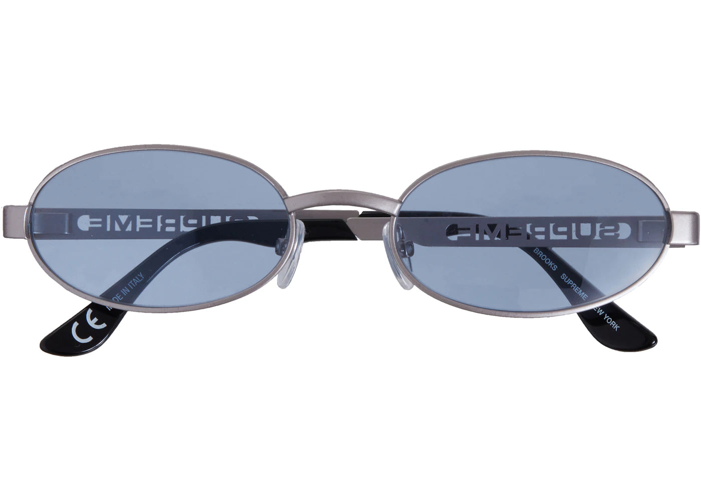 Supreme Brooks Sunglasses Silver