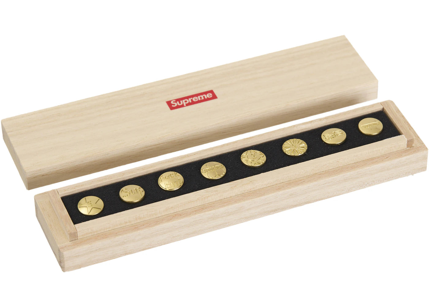Supreme CDW Push Pin Set Brass
