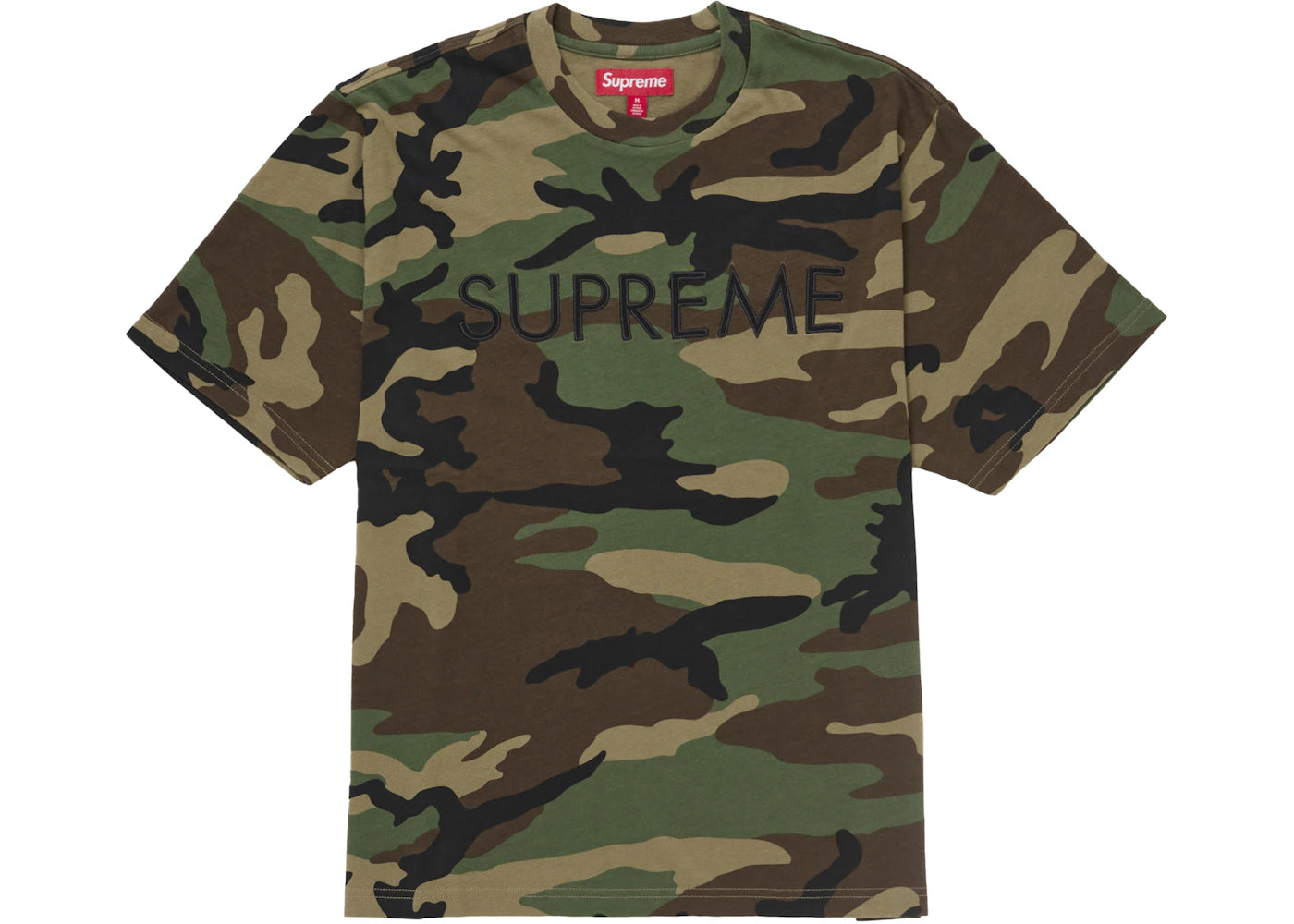 Supreme Capital S/S Top Woodland Camo
