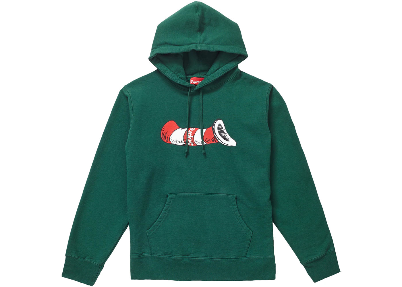 Supreme Cat in the Hat Hooded Sweatshirt Dark Green
