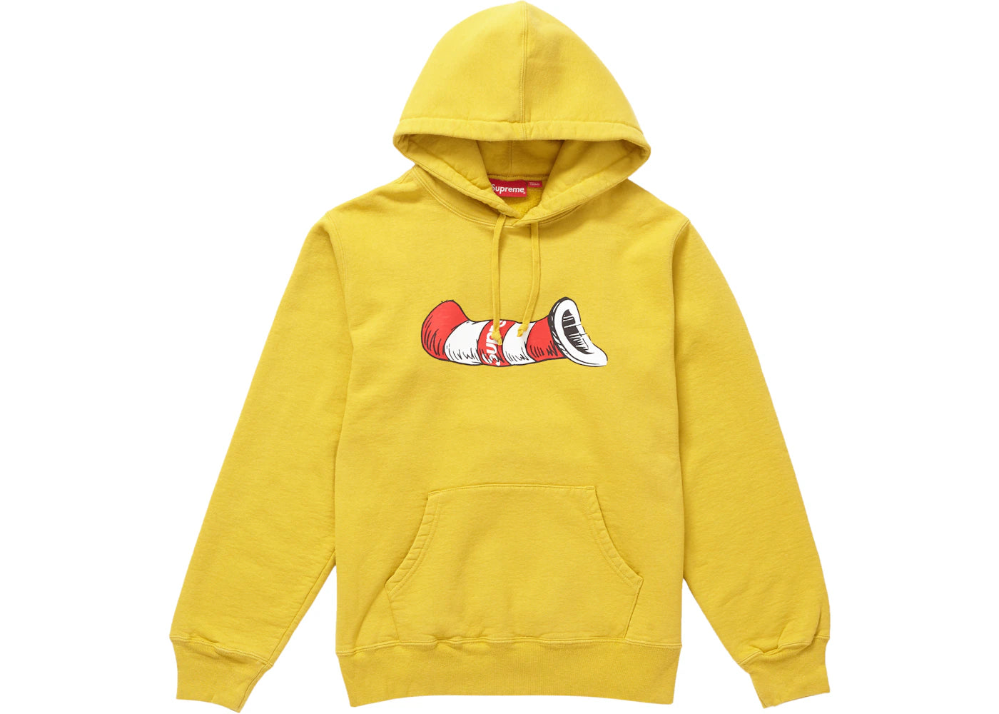 Supreme Cat in the Hat Hooded Sweatshirt Mustard