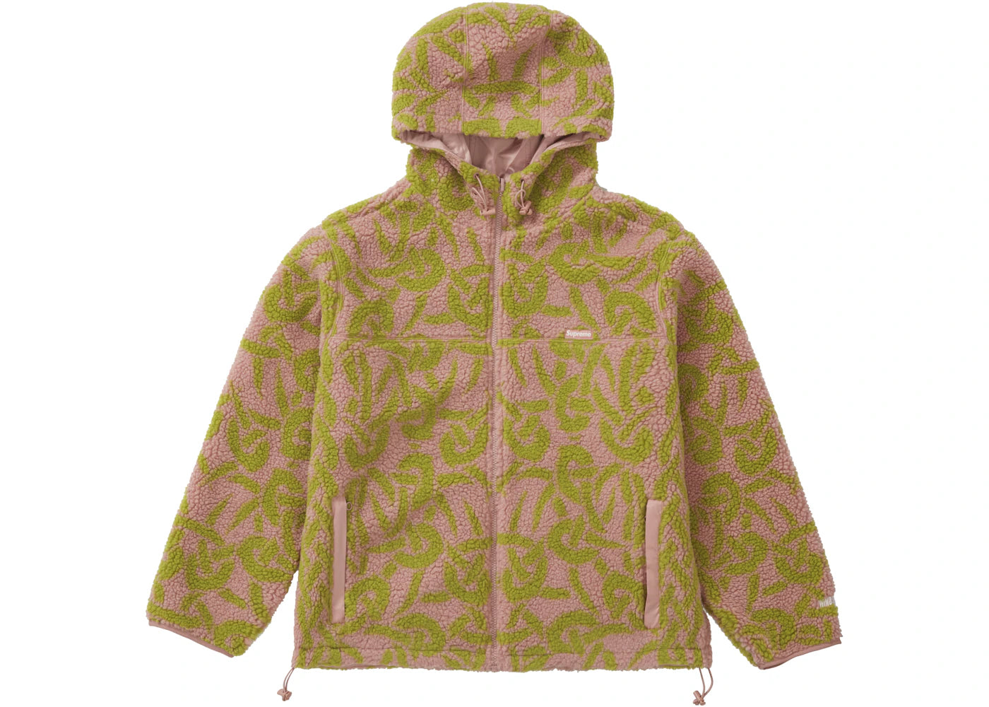 Supreme Celtic Knot Reversible WINDSTOPPER Fleece Hooded Jacket Dusty Pink
