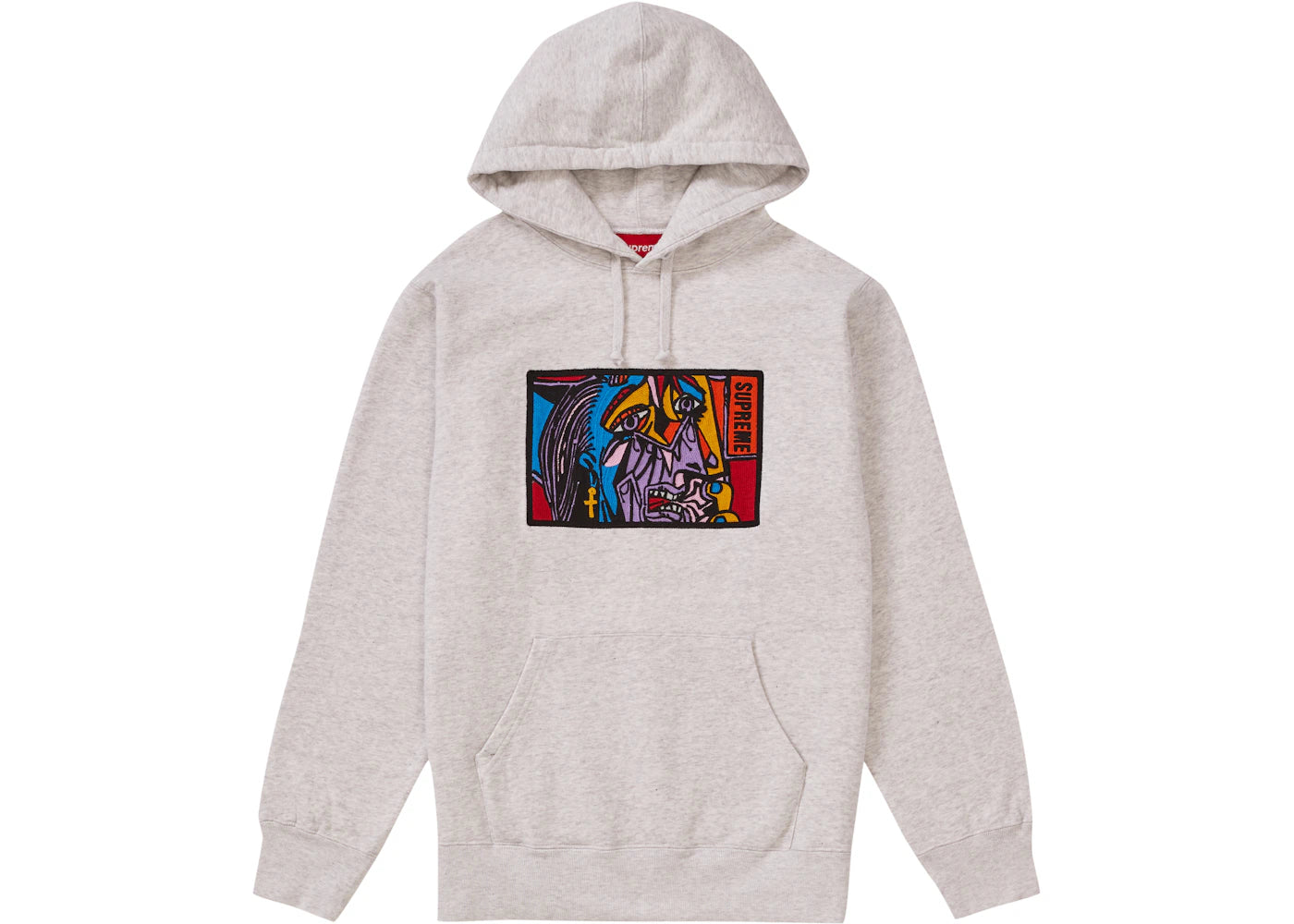 Supreme Chainstitch Hooded Sweatshirt Ash Grey