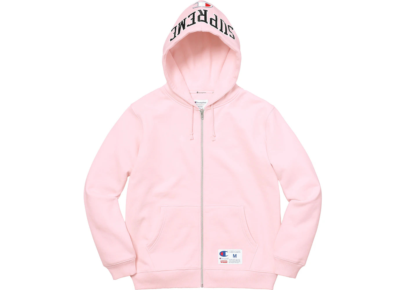 Supreme Champion Arc Logo Zip Up Sweat Light Pink