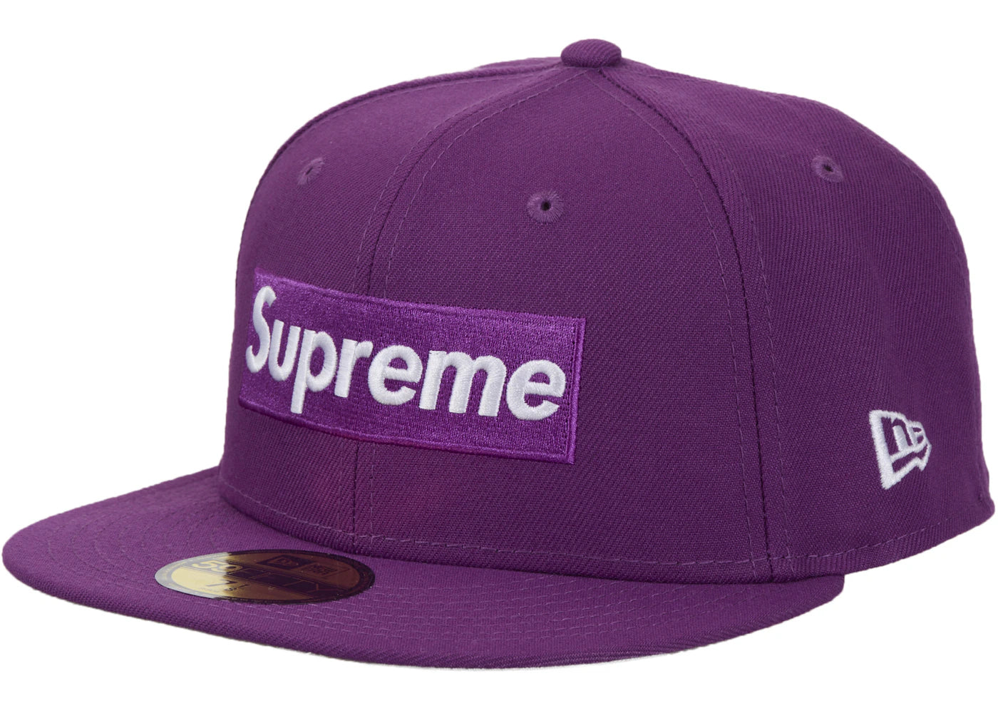 Supreme Championship Box Logo New Era 59Fifty Hat Purple