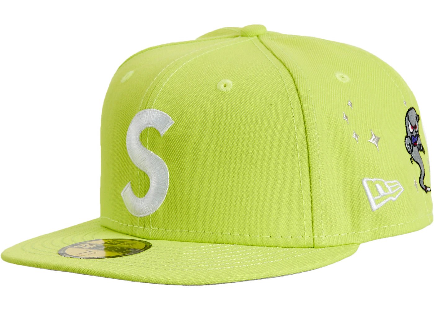 Supreme Characters S Logo New Era Neon Green