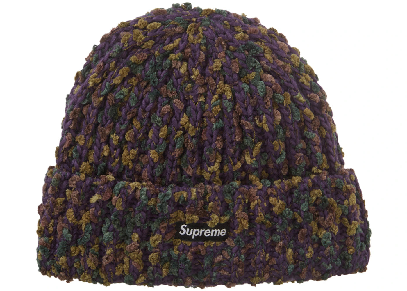 Supreme Chenille Beanie Dark Purple