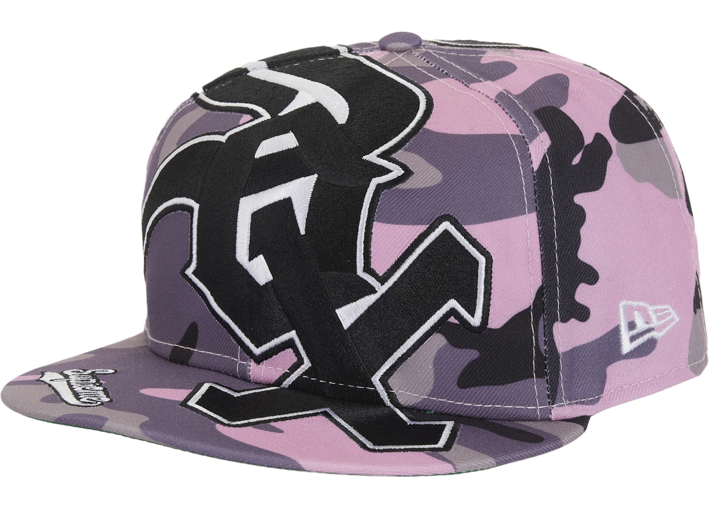 Supreme Chicago White Sox Adjustable New Era Cap Pink Camo