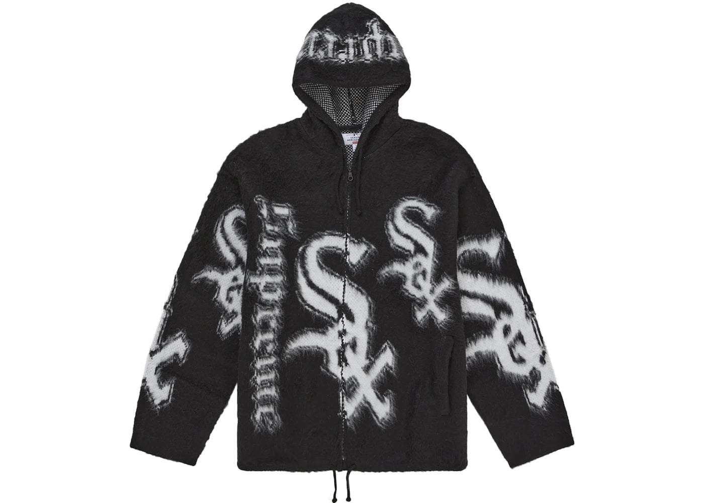 Supreme Chicago White Sox Zip Up Hooded Sweater Black