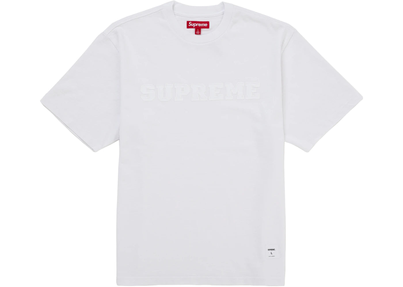Supreme Collegiate Appliqué S/S Top White
