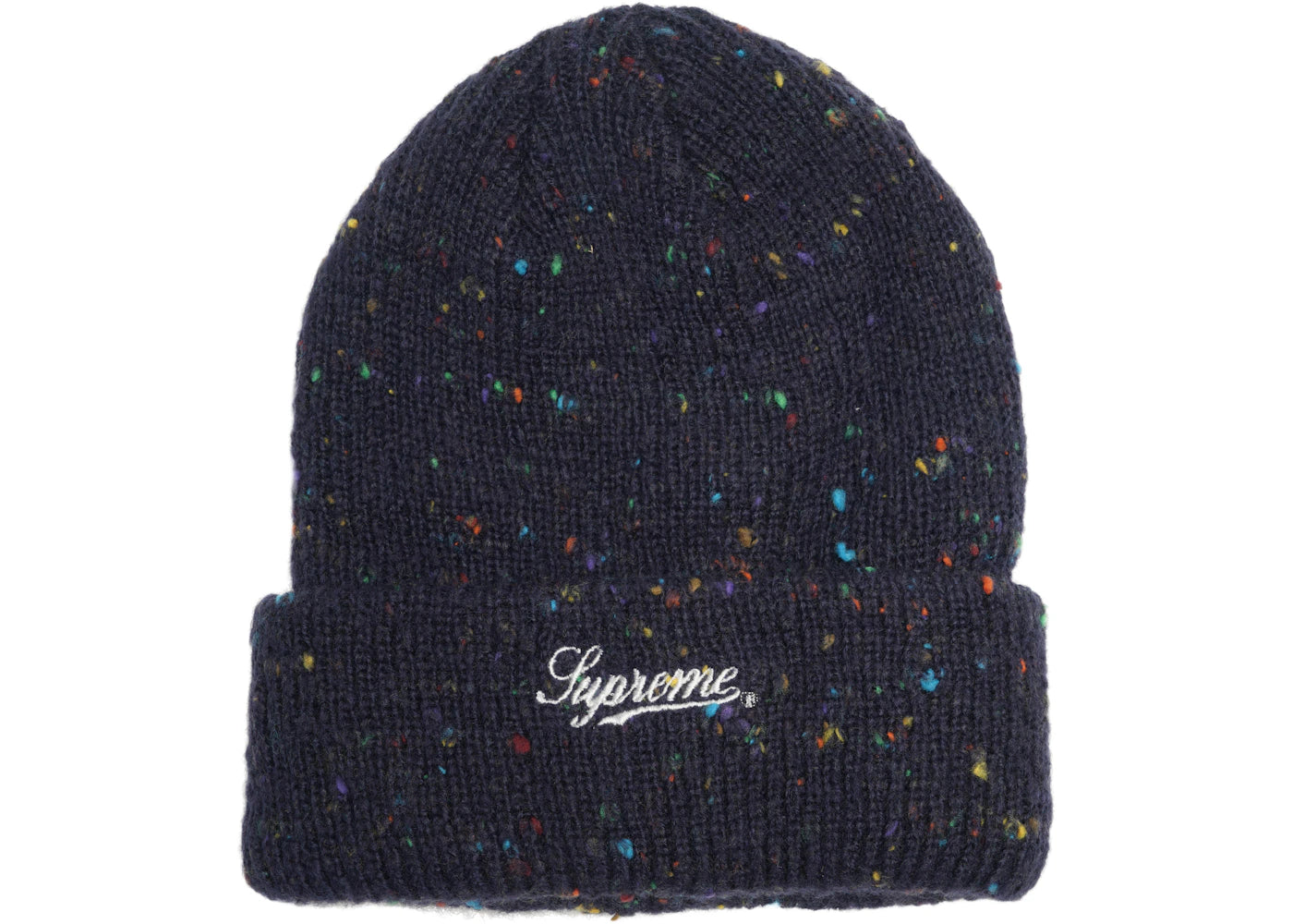 Supreme Colored Speckle Beanie Navy