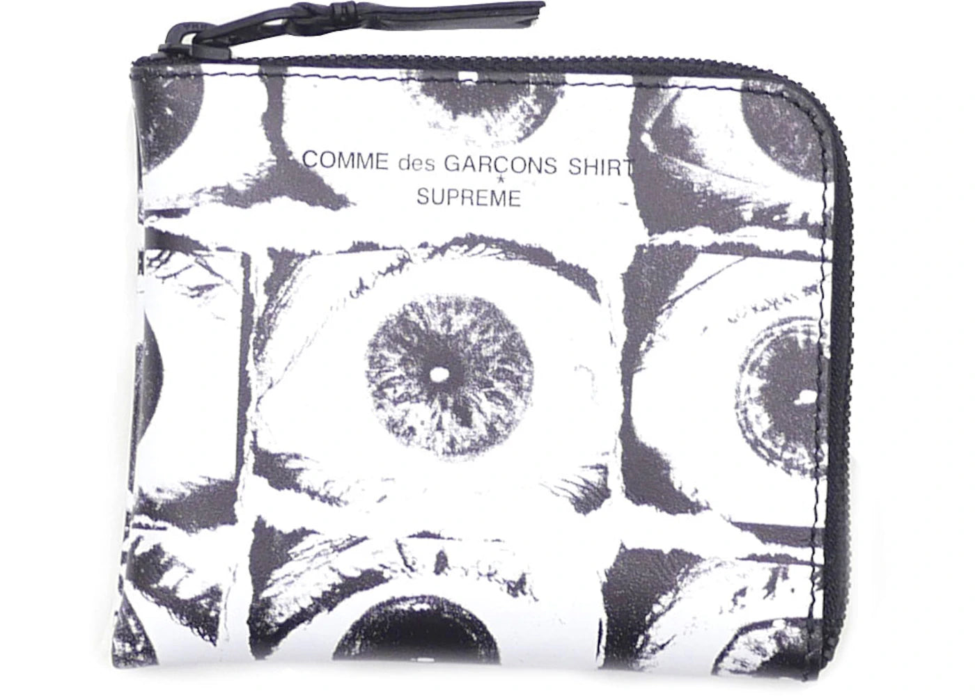 Supreme Comme des Garcons SHIRT Large Eyes Coin Pouch White