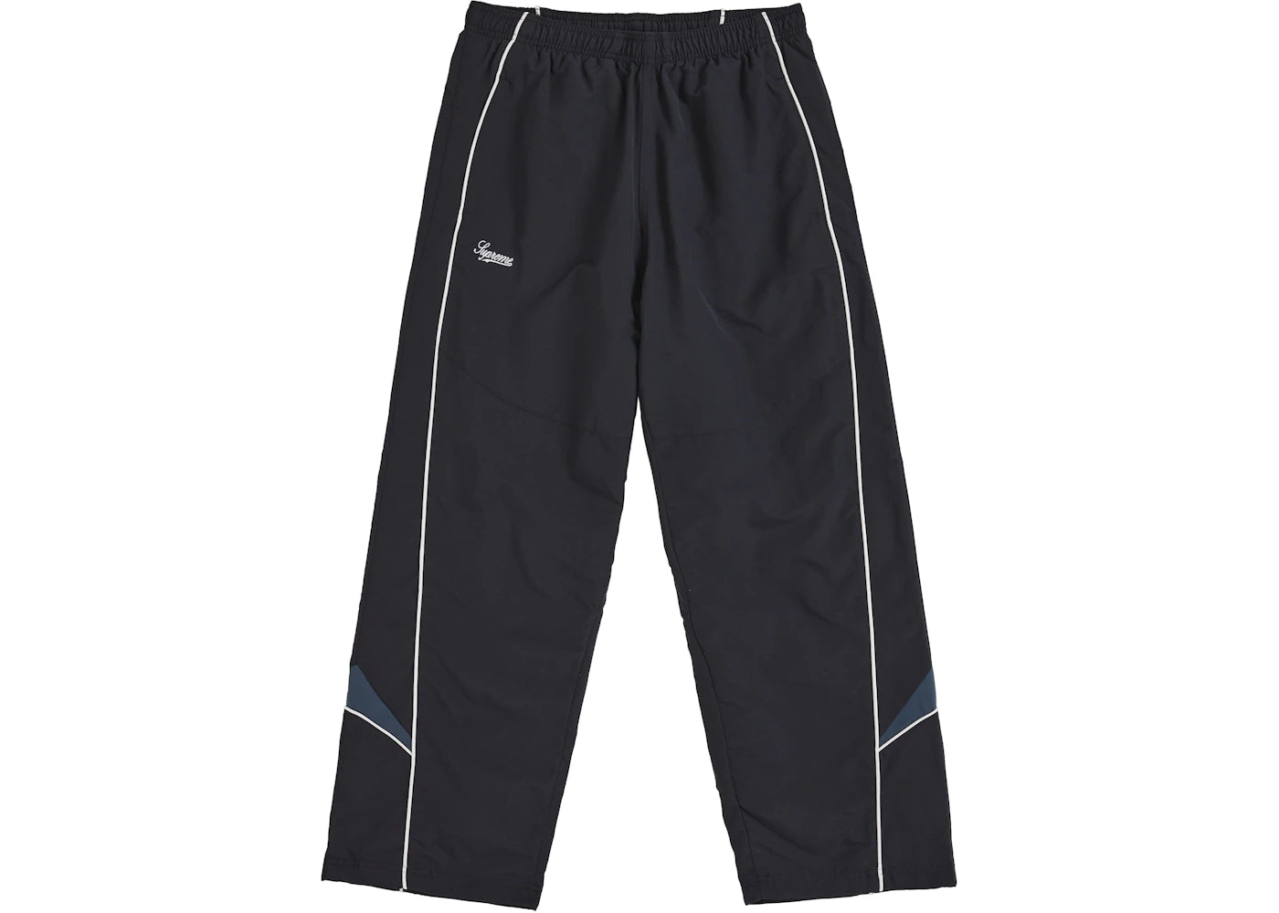 Supreme Contrast Piping Track Pant Black