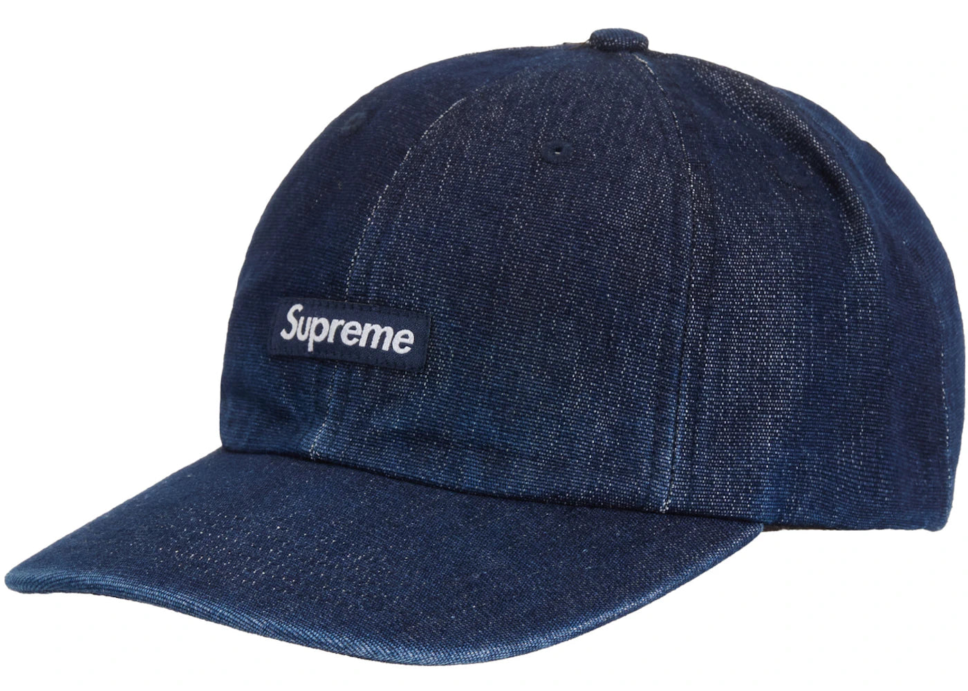 Supreme Cordura Denim Small Box 6-Panel Blue