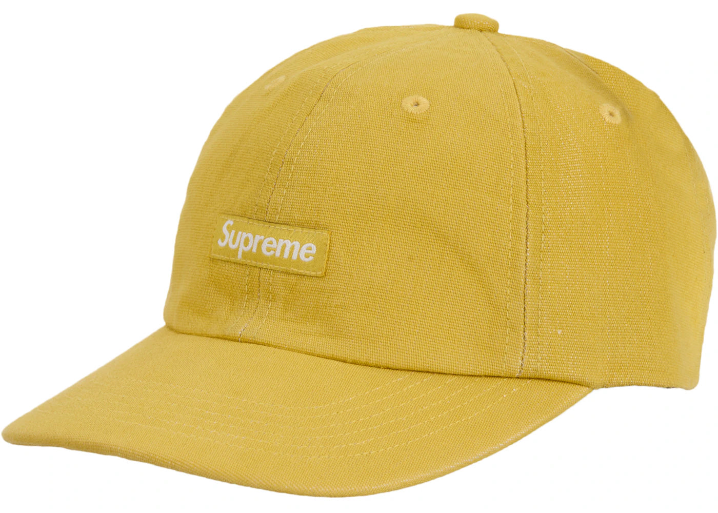Supreme Cordura Denim Small Box 6-Panel Yellow