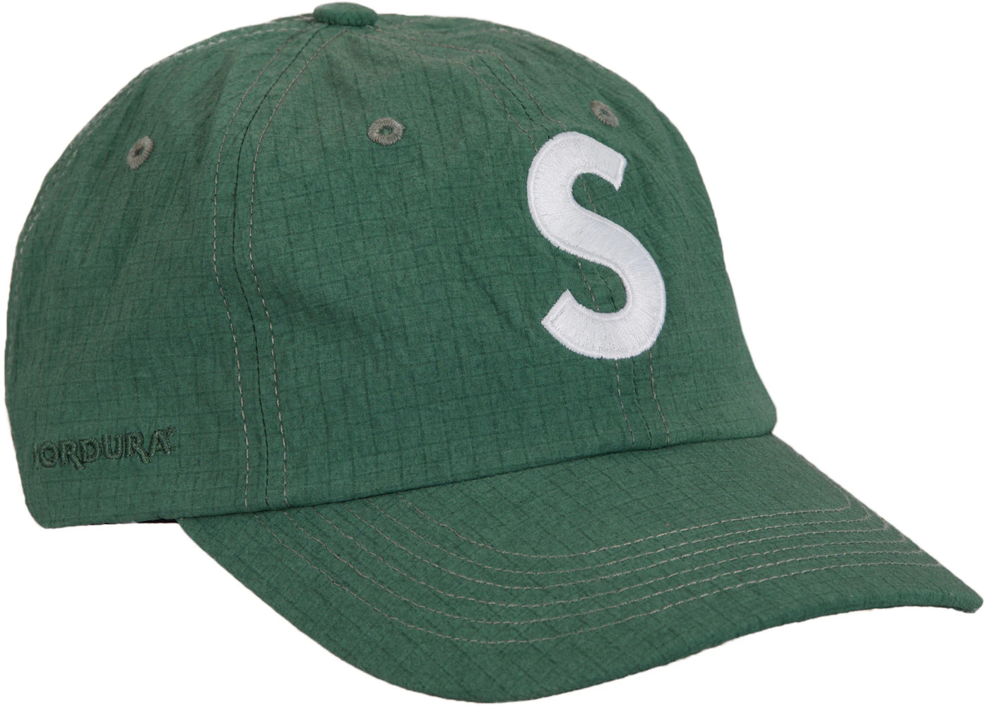 Supreme Cordura Ripstop S Logo 6-Panel Green