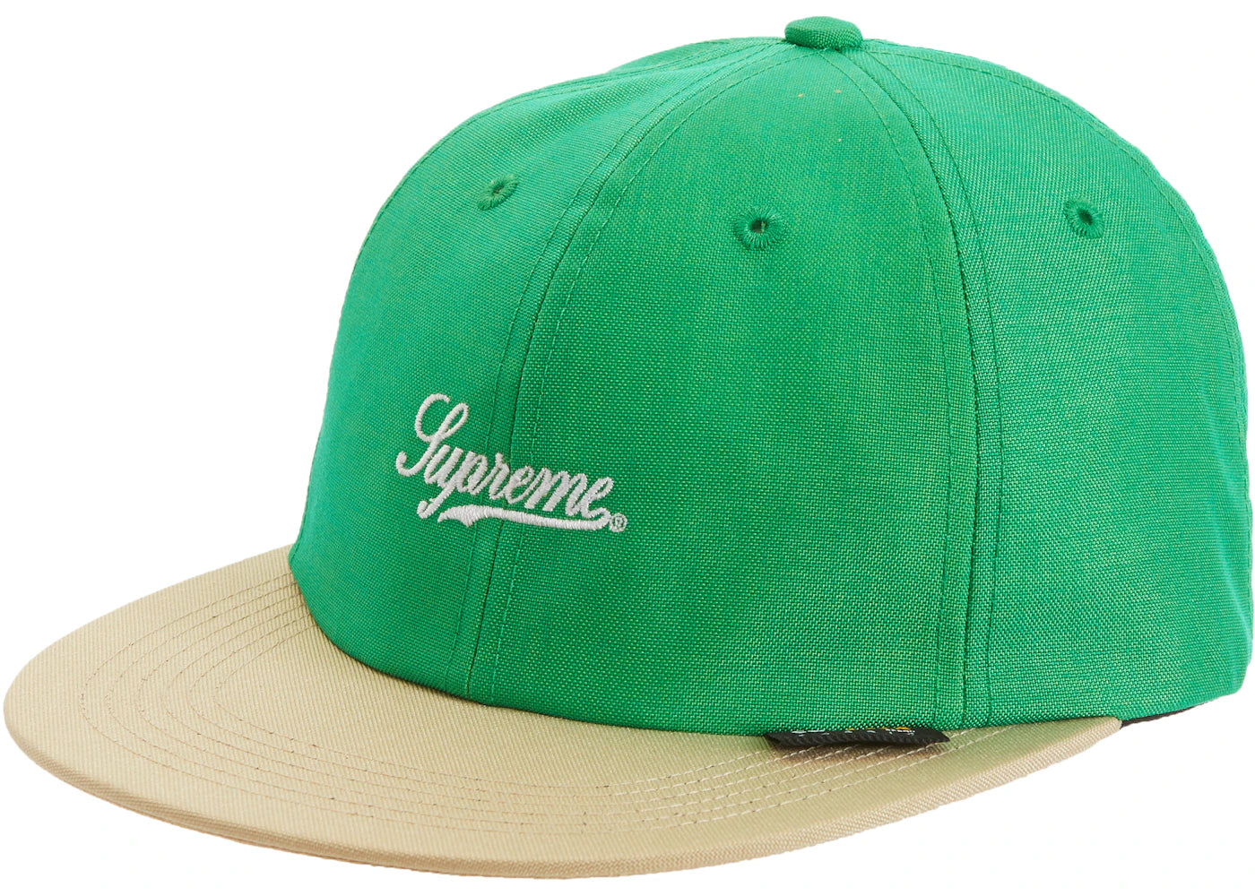 Supreme Cordura Script Logo 6-Panel Bright Green
