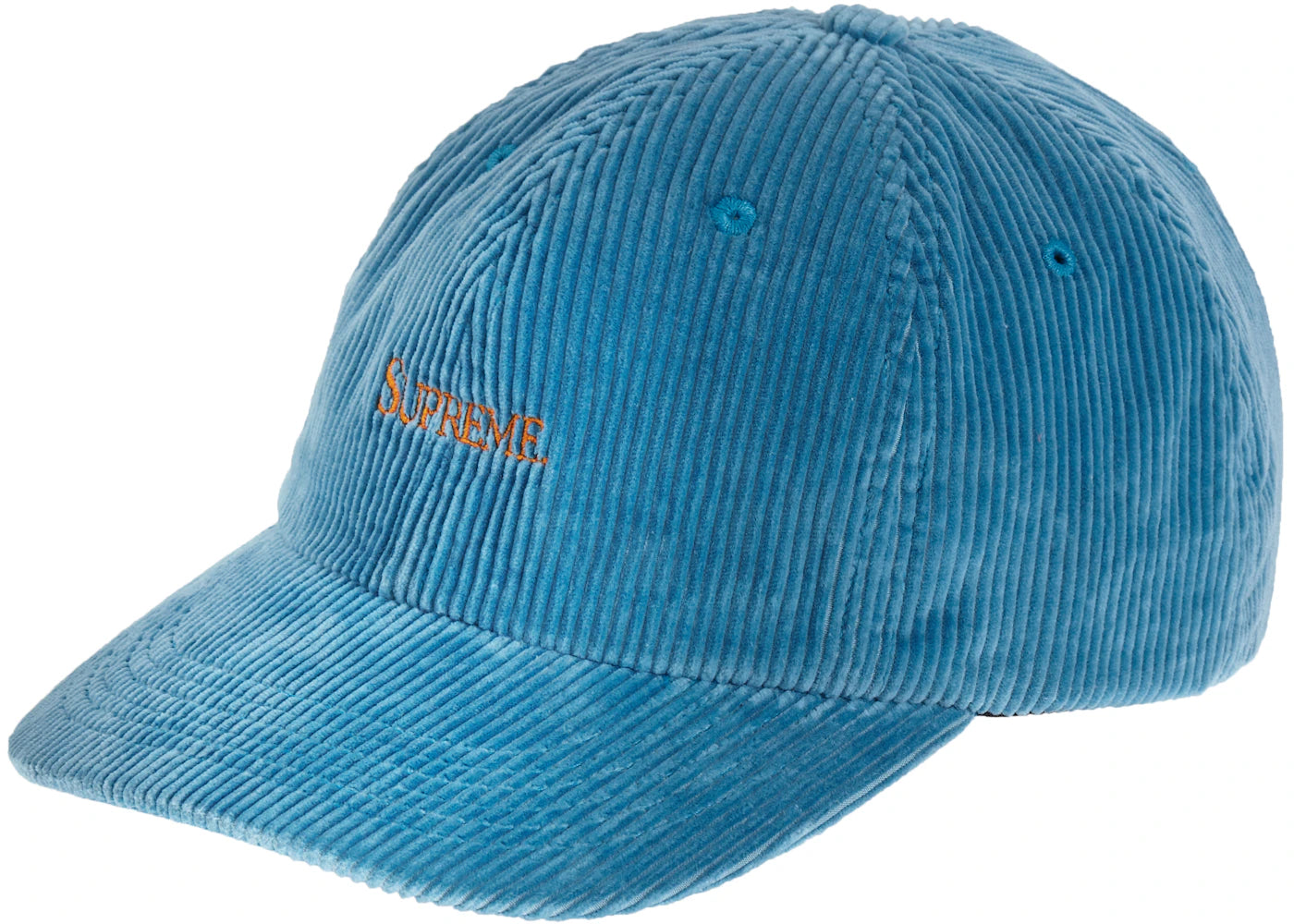 Supreme Corduroy 6-Panel Bright Blue