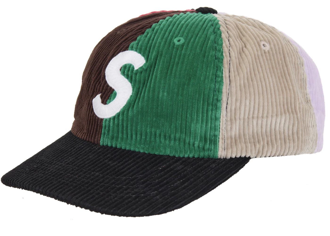 Supreme Corduroy S Logo 6 Panel (FW24) Multicolor
