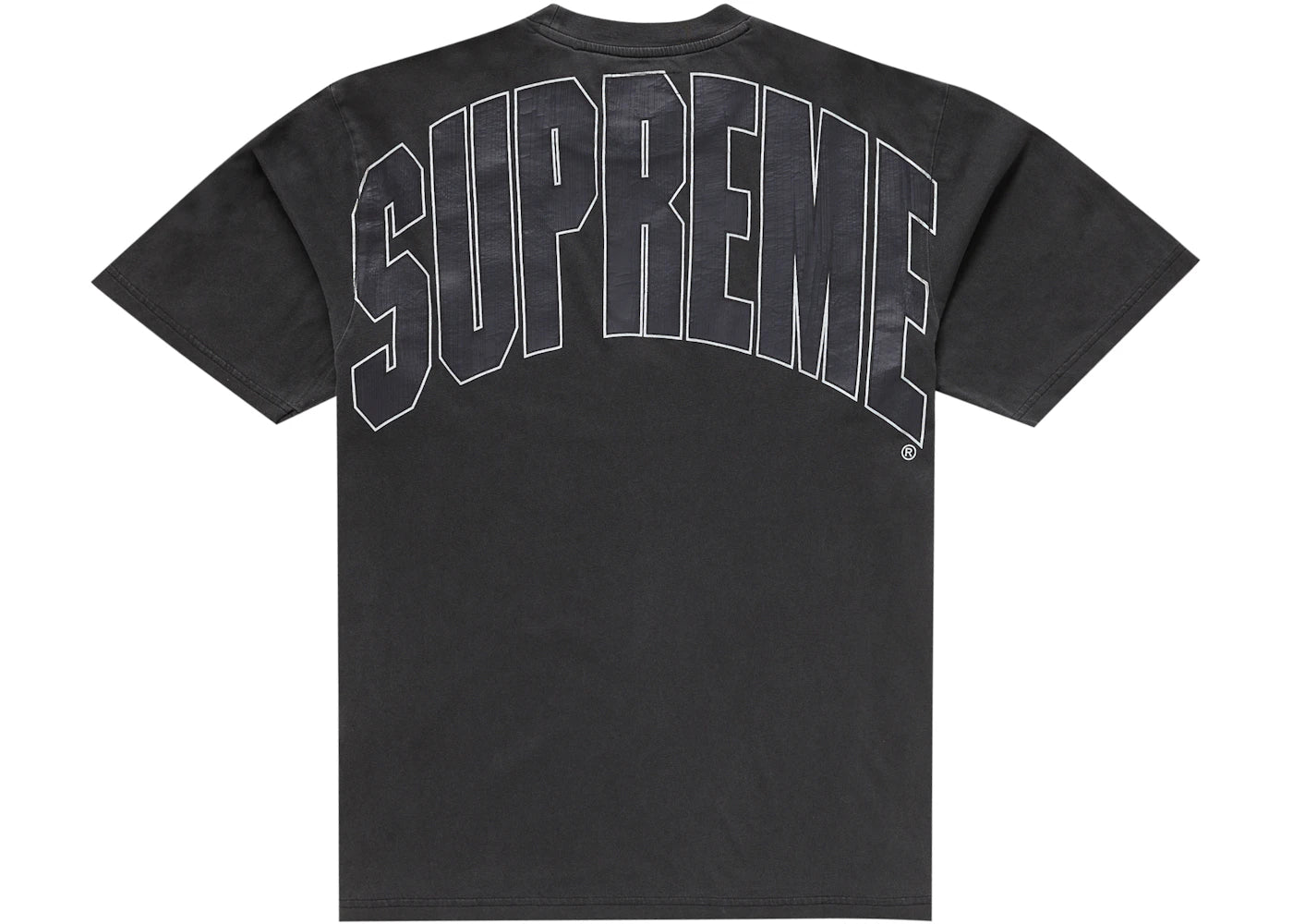 Supreme Cracked Back Arc S/S Top Black