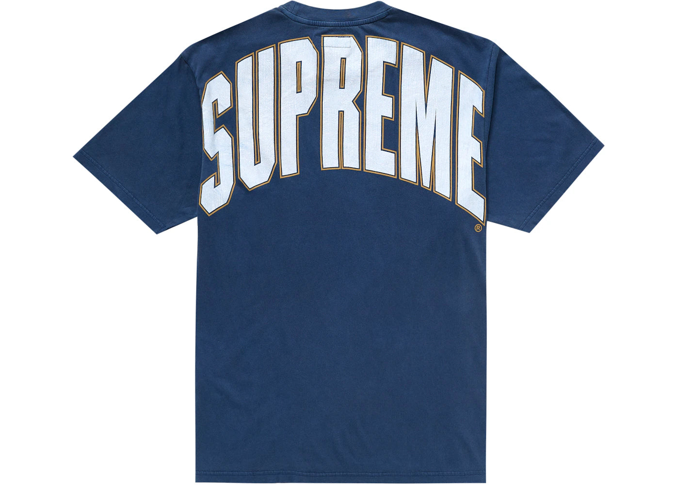 Supreme Cracked Back Arc S/S Top Navy