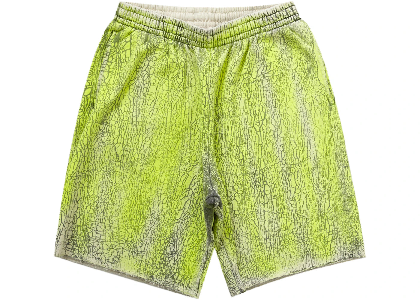 Supreme Crackle Sweatshort Yellow