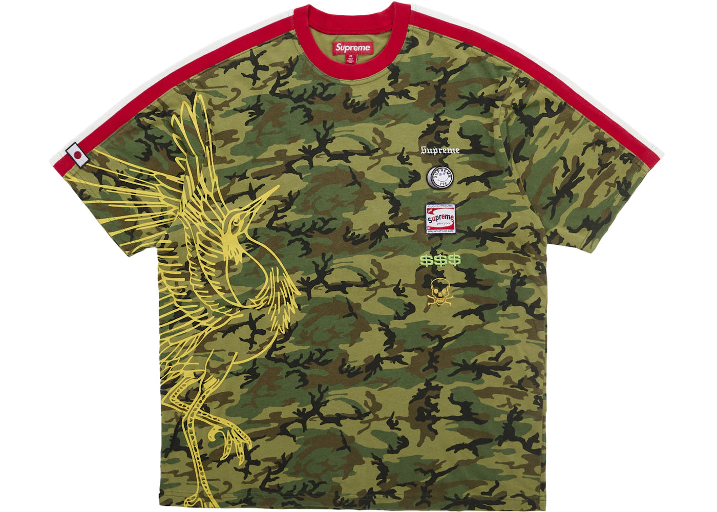Supreme Crane S/S Top Woodland Camo