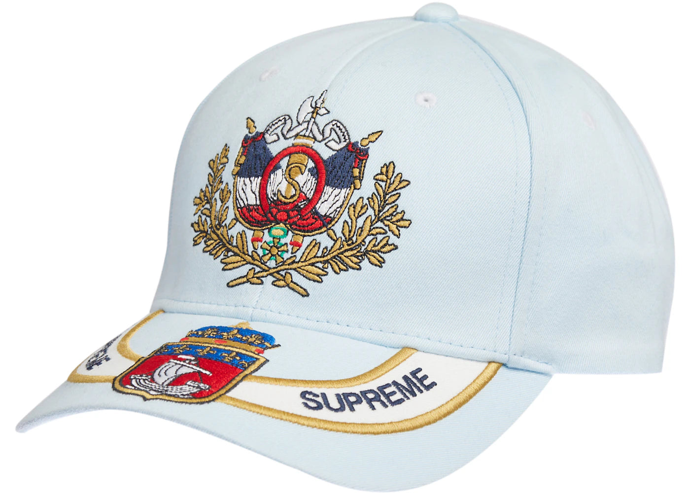 Supreme Crest 6-Panel Light Blue