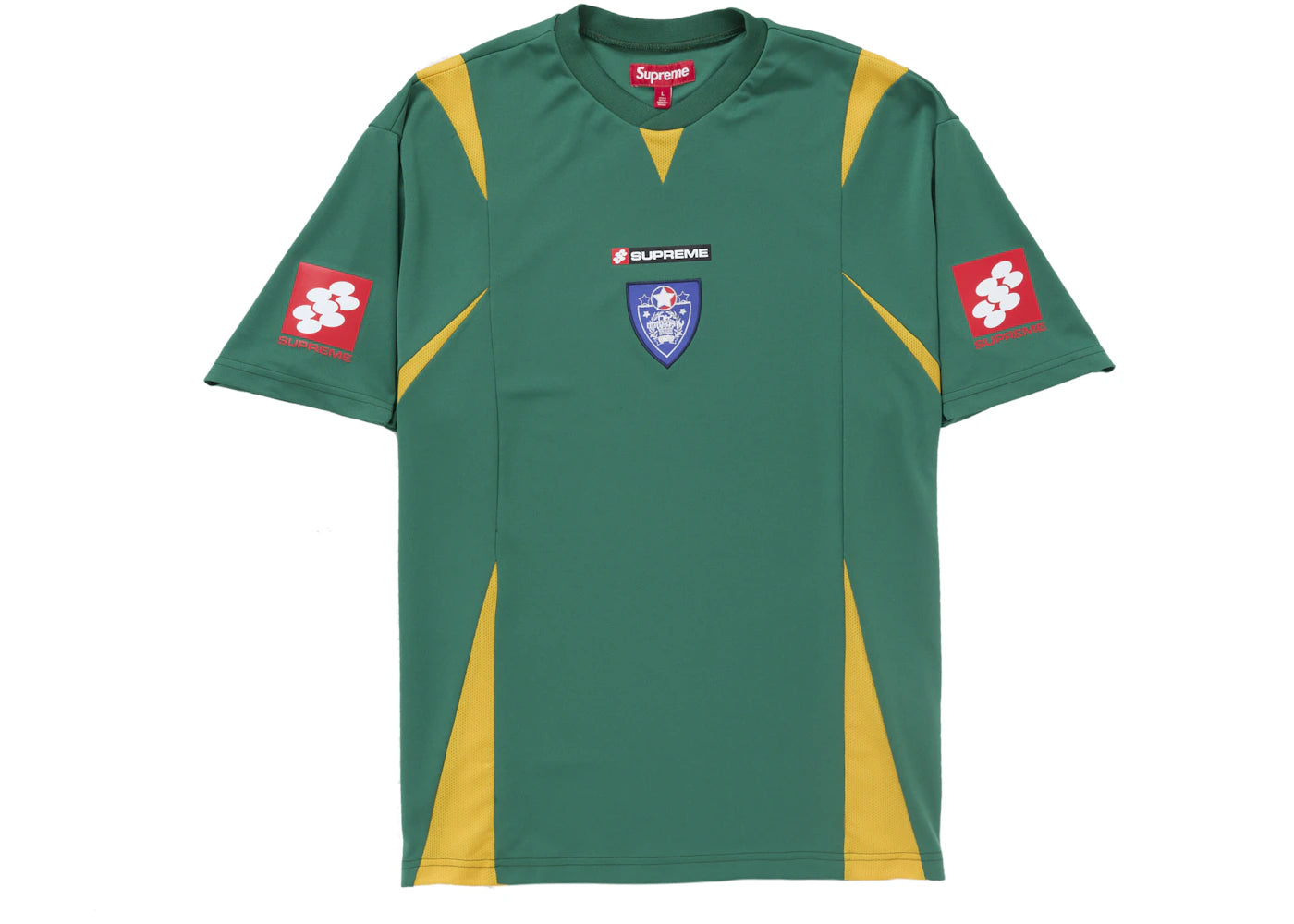Crest Soccer Jersey Green