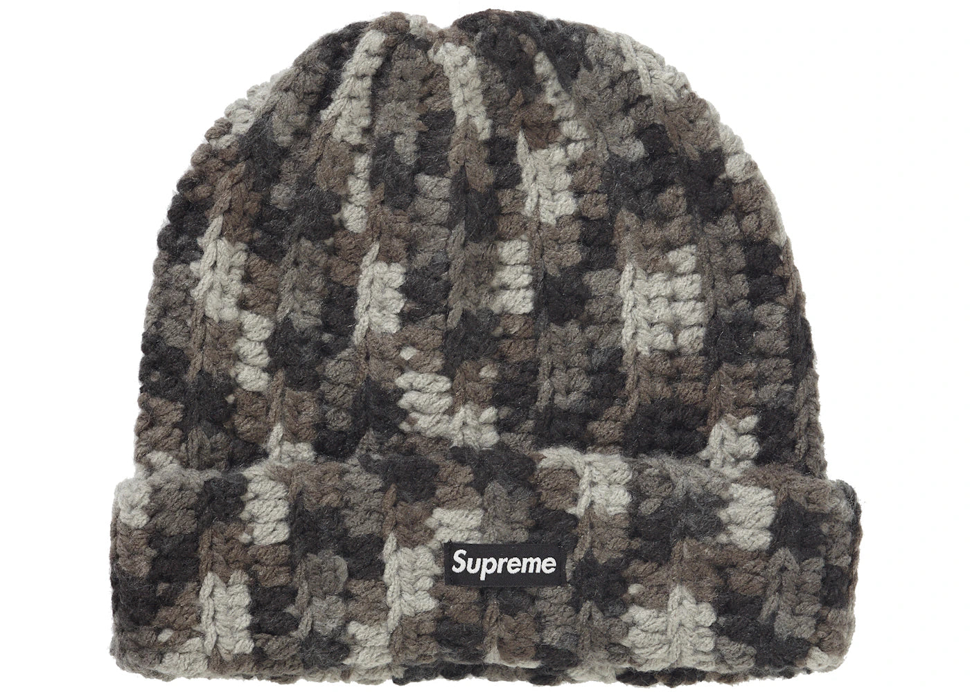 Supreme Crochet Beanie Black